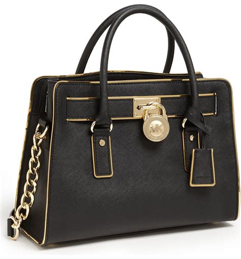 michael kors hamilton specchio east west satchel|MICHAEL Michael Kors Satchel .